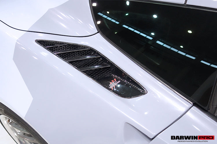 DarwinPRO 2013-2017 Corvette C7 Z51 Carbon Fiber Rear Quarter Panel Vents