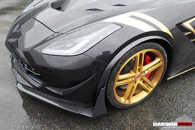 DarwinPRO 2013-2019 Corvette C7 Z51 Z06 Grandsport Carbon Fiber Fender Flares