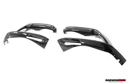 2024-UP Ferrari 12Cilindri F167 Autoclave Carbon Fiber Front Bumper Lip Side Splitter DarwinPRO (OE) Fits: Coupe, Spider (DRYCFF12C-MIWOE-FBSS)