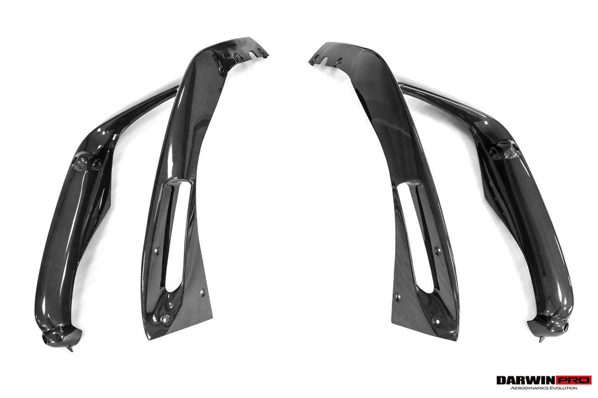 2024-UP Ferrari 12Cilindri F167 Autoclave Carbon Fiber Front Bumper Lip Side Splitter DarwinPRO (OE) Fits: Coupe, Spider (DRYCFF12C-MIWOE-FBSS)