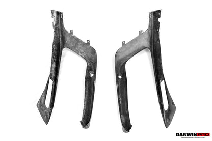 2024-UP Ferrari 12Cilindri F167 Autoclave Carbon Fiber Front Bumper Lip Side Splitter DarwinPRO (OE) Fits: Coupe, Spider (DRYCFF12C-MIWOE-FBSS)
