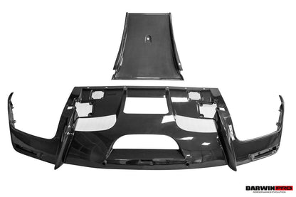 2024-UP Ferrari 12Cilindri F167 Autoclave Carbon Fiber Rear Diffuser DarwinPRO (OE) Fits: Coupe, Spider (DRYCFF12C-MIWOE-RD)