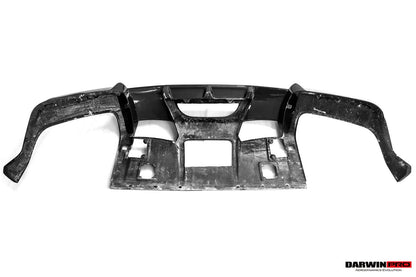 2024-UP Ferrari 12Cilindri F167 Autoclave Carbon Fiber Rear Diffuser DarwinPRO (OE) Fits: Coupe, Spider (DRYCFF12C-MIWOE-RD)