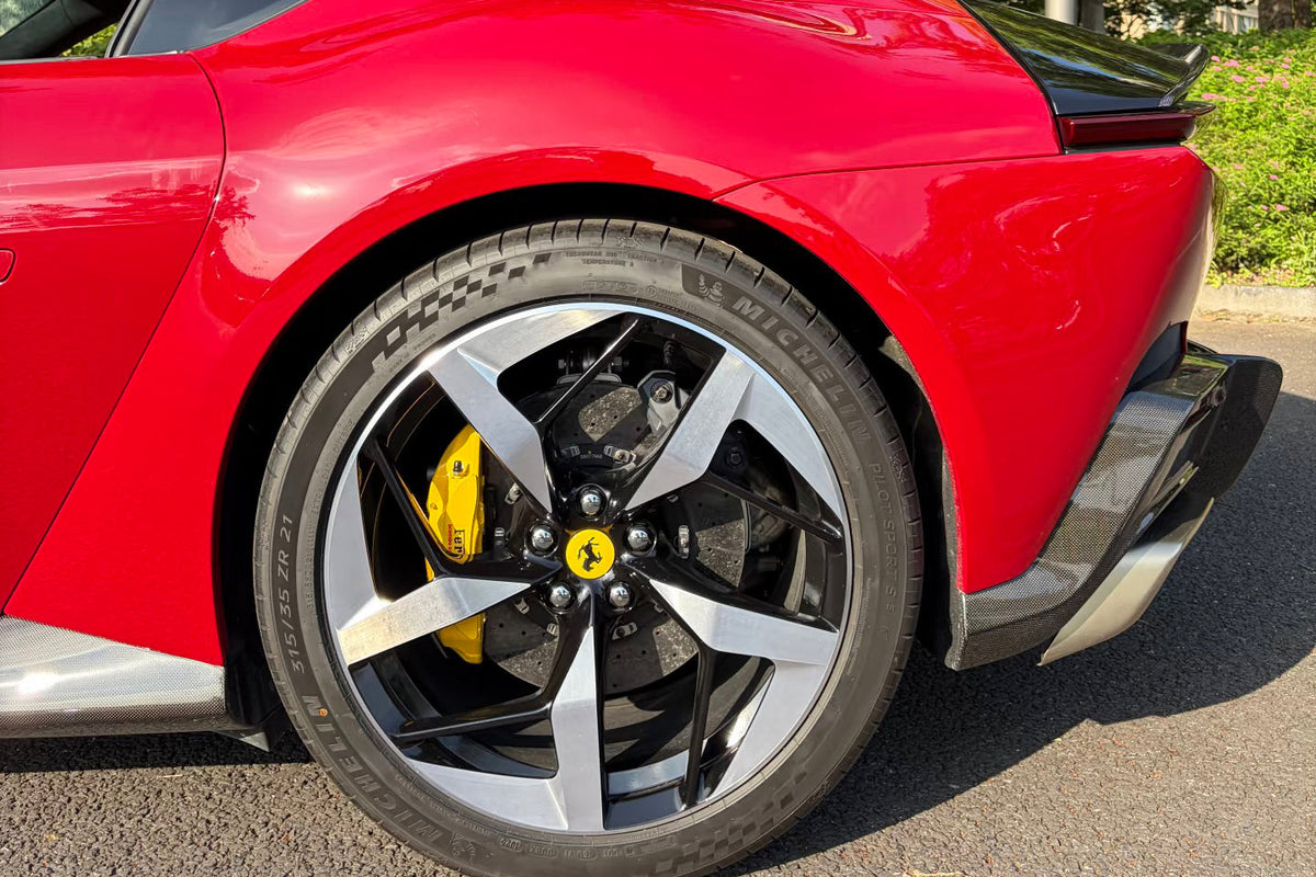 2024-UP Ferrari 12Cilindri F167 Autoclave Carbon Fiber Rear Diffuser DarwinPRO (OE) Fits: Coupe, Spider (DRYCFF12C-MIWOE-RD)