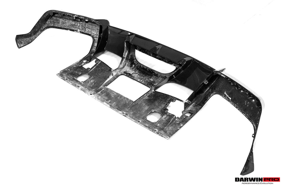 2024-UP Ferrari 12Cilindri F167 Autoclave Carbon Fiber Rear Diffuser DarwinPRO (OE) Fits: Coupe, Spider (DRYCFF12C-MIWOE-RD)