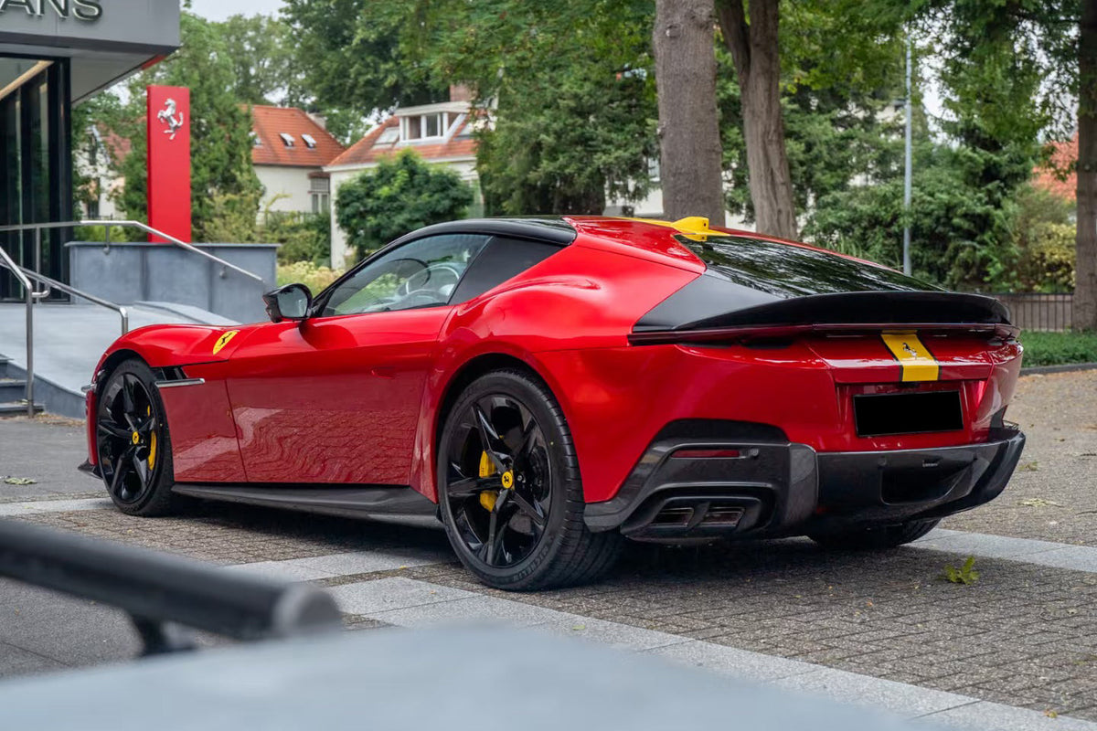 2024-UP Ferrari 12Cilindri F167 Autoclave Carbon Fiber Rear Diffuser DarwinPRO (OE) Fits: Coupe, Spider (DRYCFF12C-MIWOE-RD)