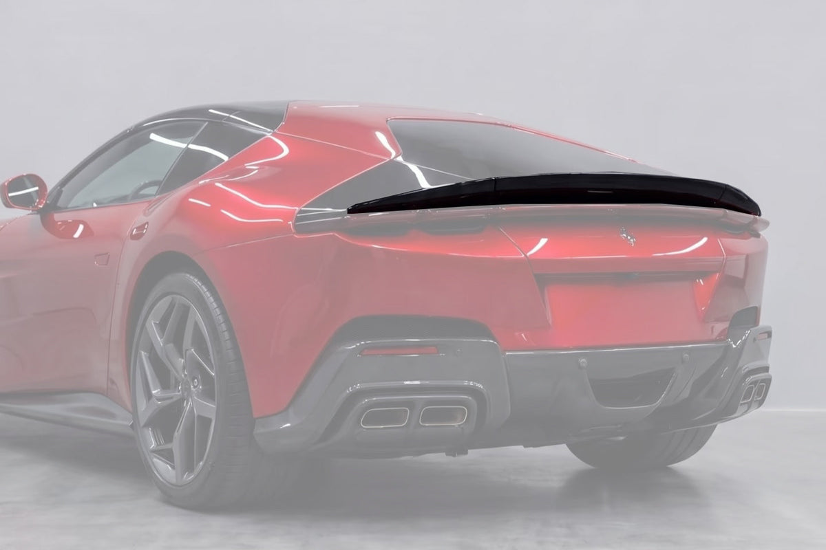 2024-UP Ferrari 12Cilindri F167 Autoclave Carbon Fiber Rear Spoiler DarwinPRO (OE) Fits: Coupe (DRYCFF12C-MIWOE-TS)