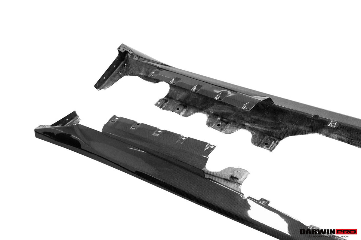 2024-UP Ferrari 12Cilindri F167 Autoclave Carbon Fiber Side Skirts DarwinPRO (OE) Fits: Coupe, Spider (DRYCFF12C-MIWOE-SS)