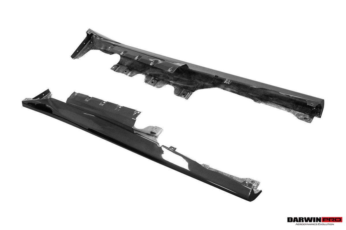 2024-UP Ferrari 12Cilindri F167 Autoclave Carbon Fiber Side Skirts DarwinPRO (OE) Fits: Coupe, Spider (DRYCFF12C-MIWOE-SS)