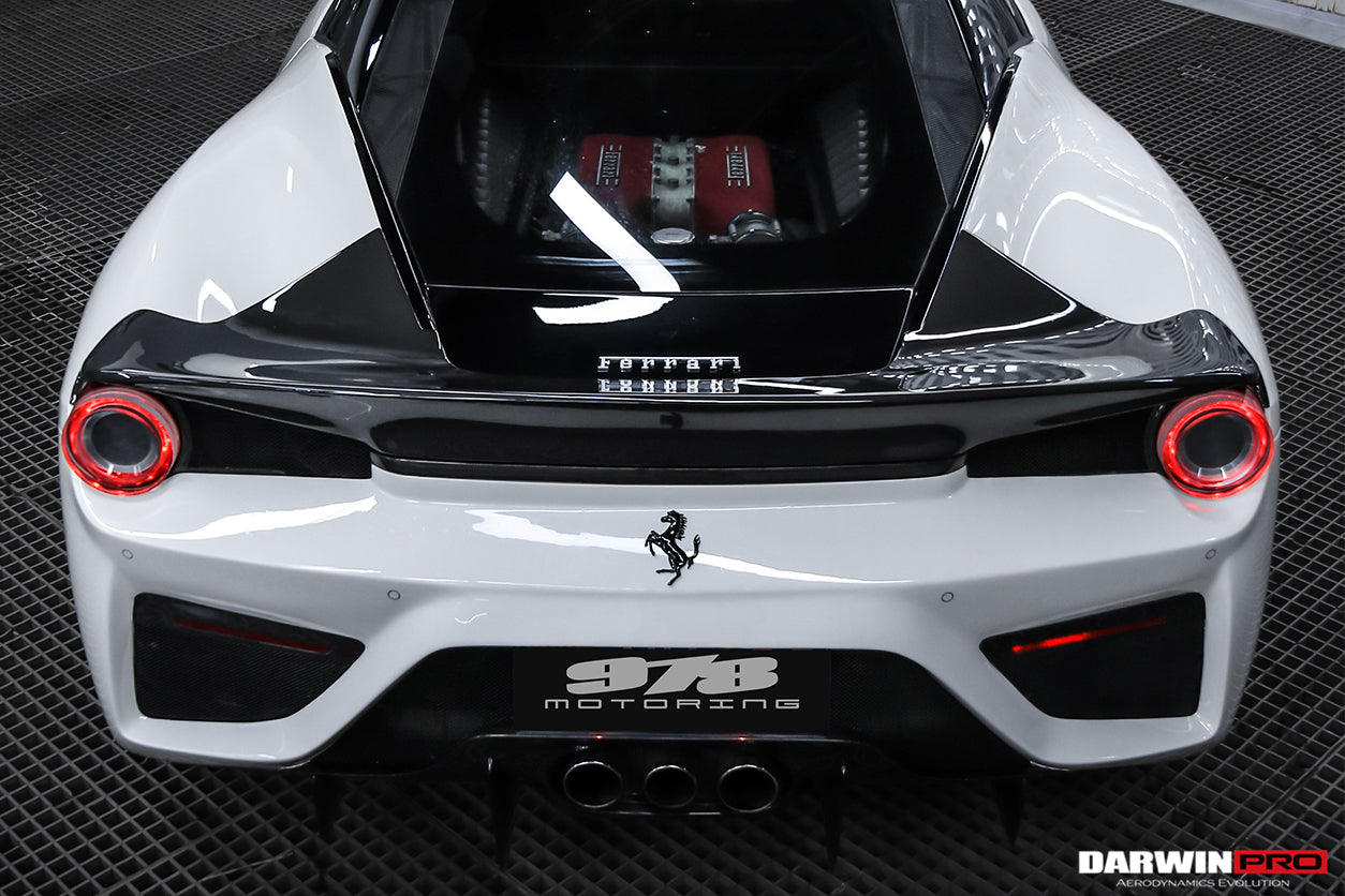DarwinPRO 2010-2015 Ferrari 458 Coupe BKSS Style Partial Carbon Fiber Full Body Kit