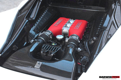 DarwinPRO 2010-2015 Ferrari 458 Coupe  Speciale Dry Carbon Fiber Engine Bay Panels