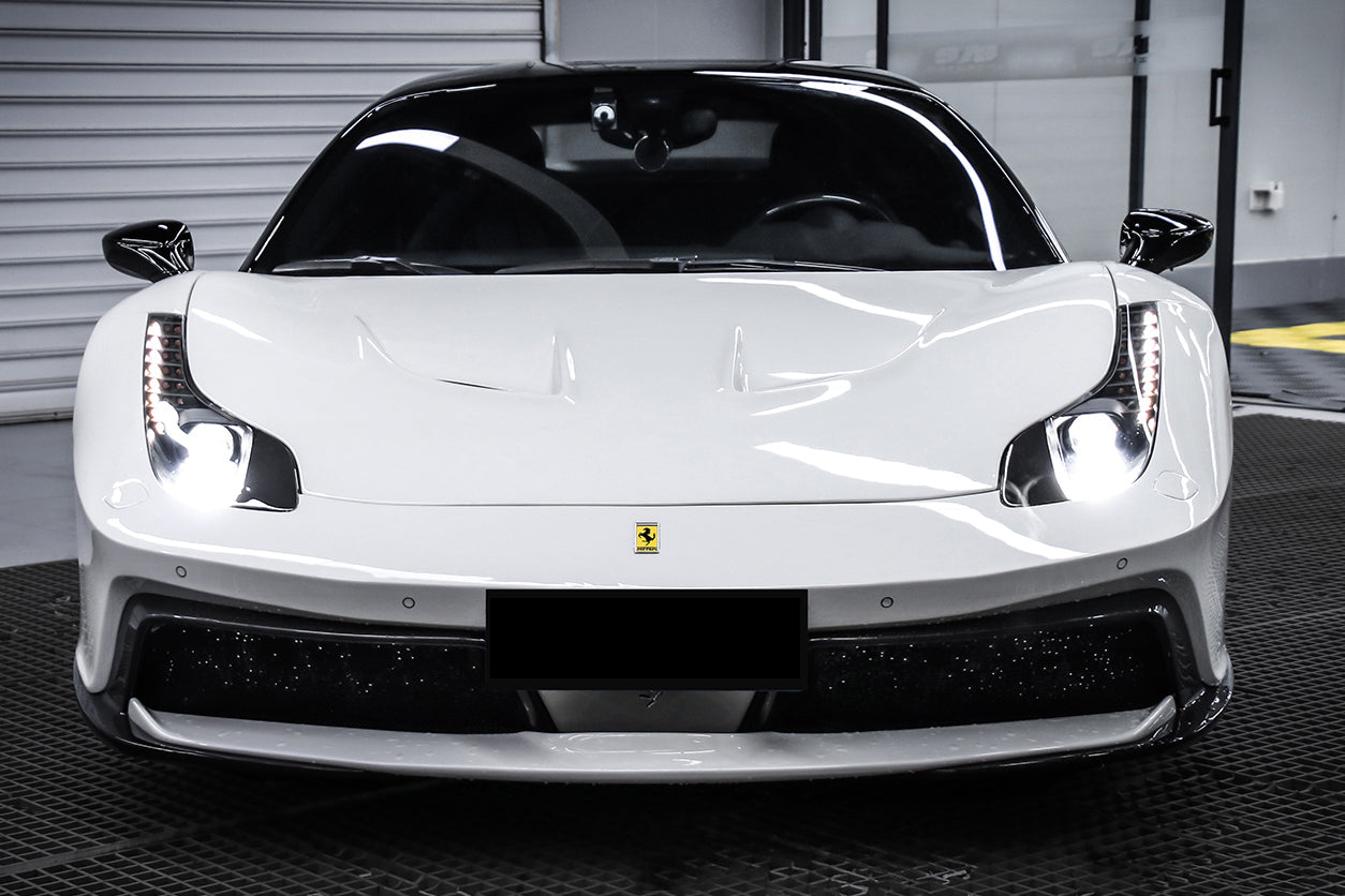 DarwinPRO 2010-2015 Ferrari 458 Coupe BKSS Style Partial Carbon Fiber Full Body Kit