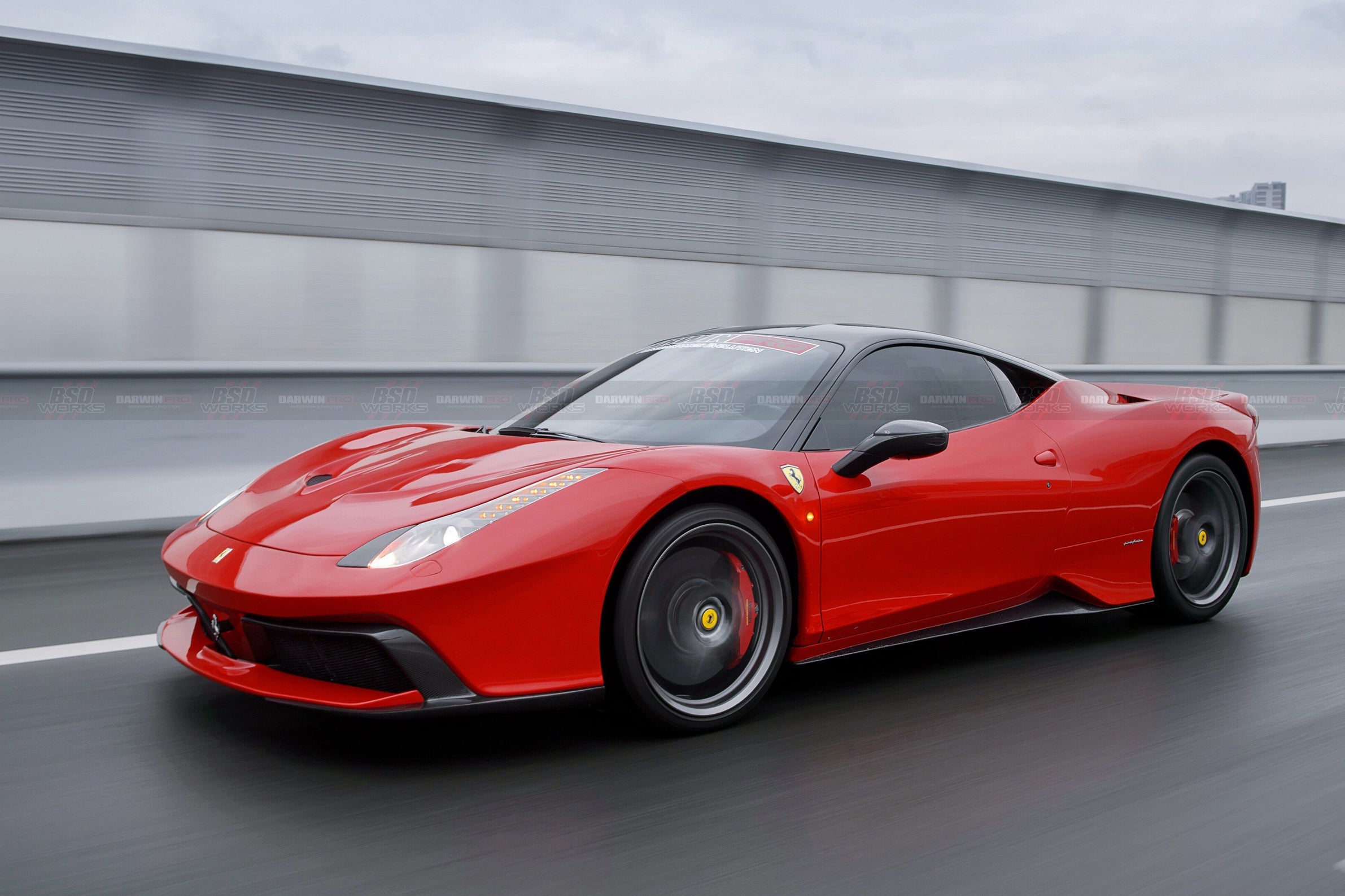 DarwinPRO BKSS Style Side Skirts | 2010-2015 Ferrari 458 Coupe Spider