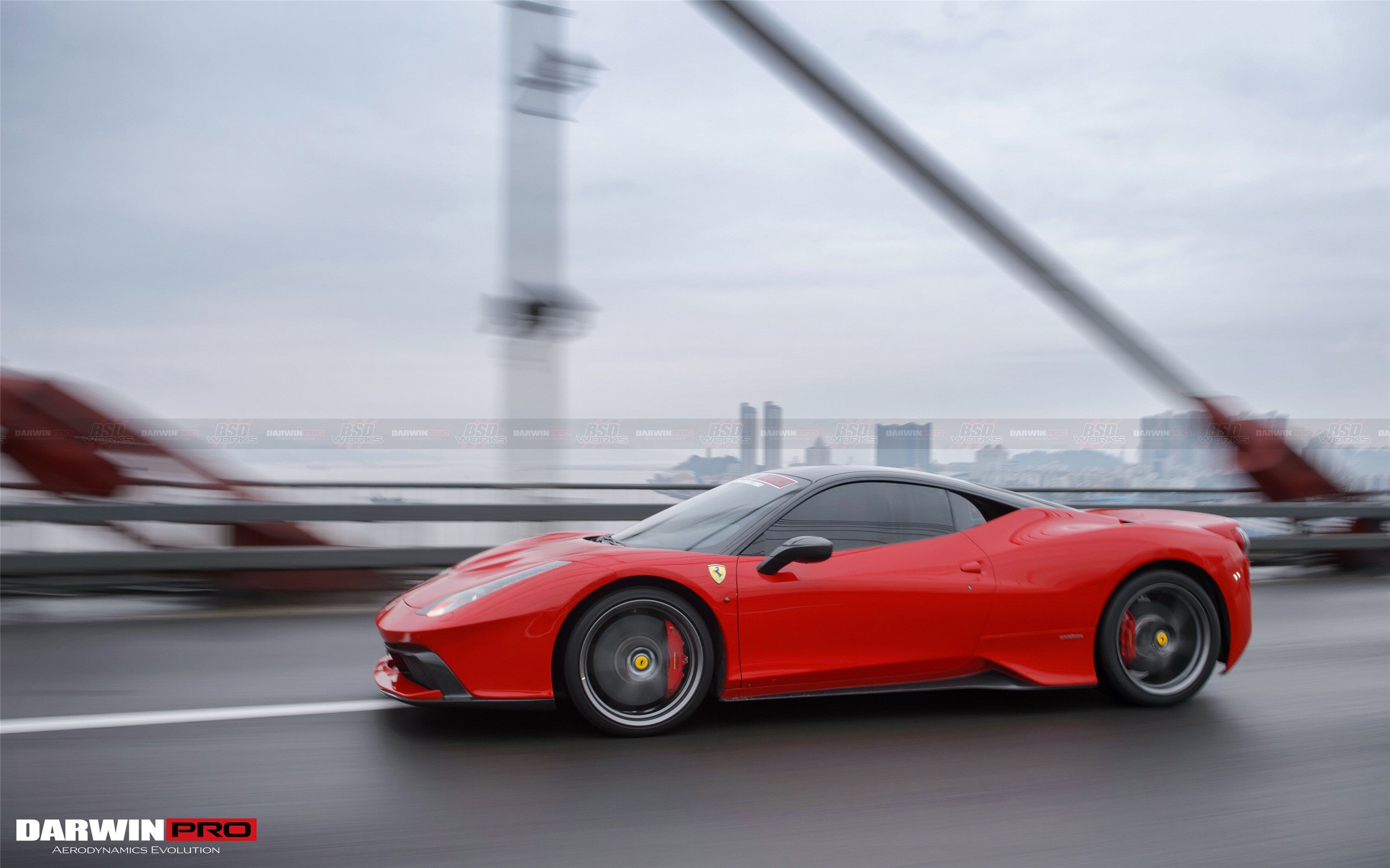 DarwinPRO BKSS Style Side Skirts | 2010-2015 Ferrari 458 Coupe Spider