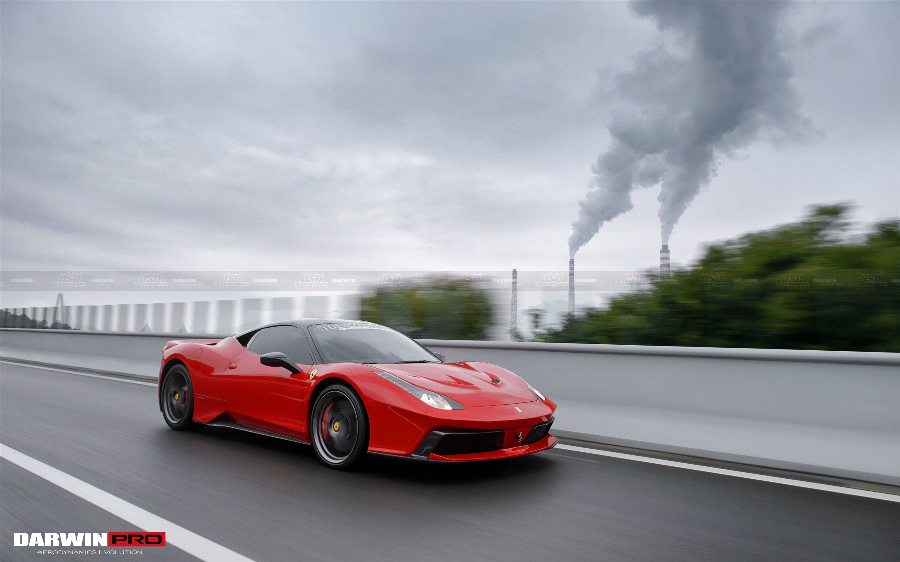 DarwinPRO BKSS Style Side Skirts | 2010-2015 Ferrari 458 Coupe Spider
