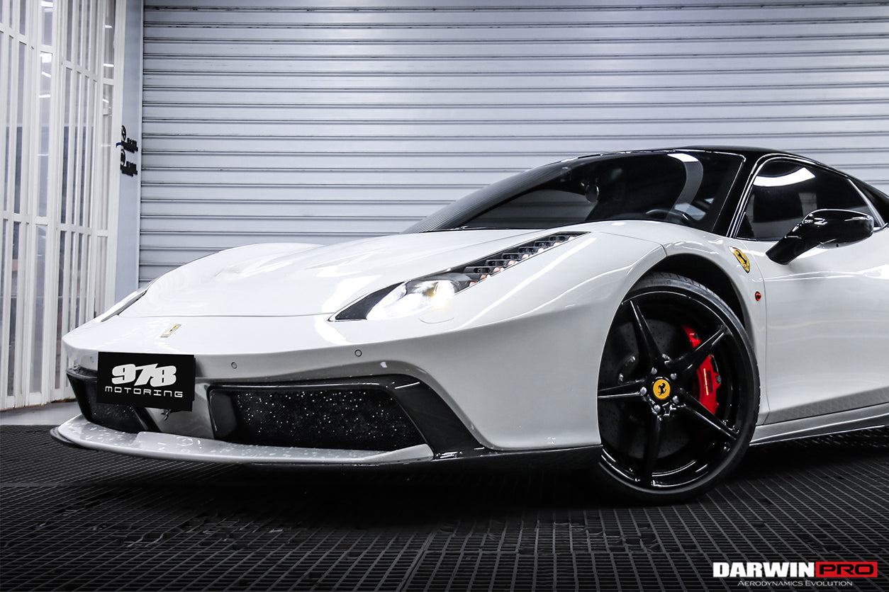 DarwinPRO BKSS Style Side Skirts | 2010-2015 Ferrari 458 Coupe Spider