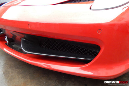 DarwinPRO Carbon Fiber Front Canards | 2010-2015 Ferrari 458 Coupe Spider