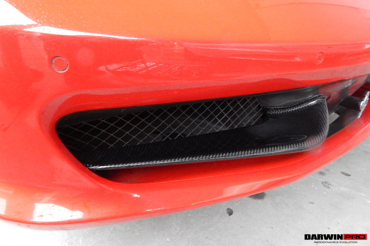 DarwinPRO Carbon Fiber Front Canards | 2010-2015 Ferrari 458 Coupe Spider