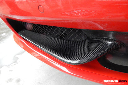 DarwinPRO Carbon Fiber Front Canards | 2010-2015 Ferrari 458 Coupe Spider