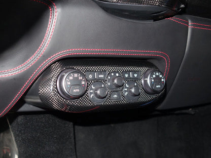 DarwinPRO 2010-2015 Ferrari 458 Coupe Spider  Speciale Dry Carbon Fiber AC Control Panel Cover