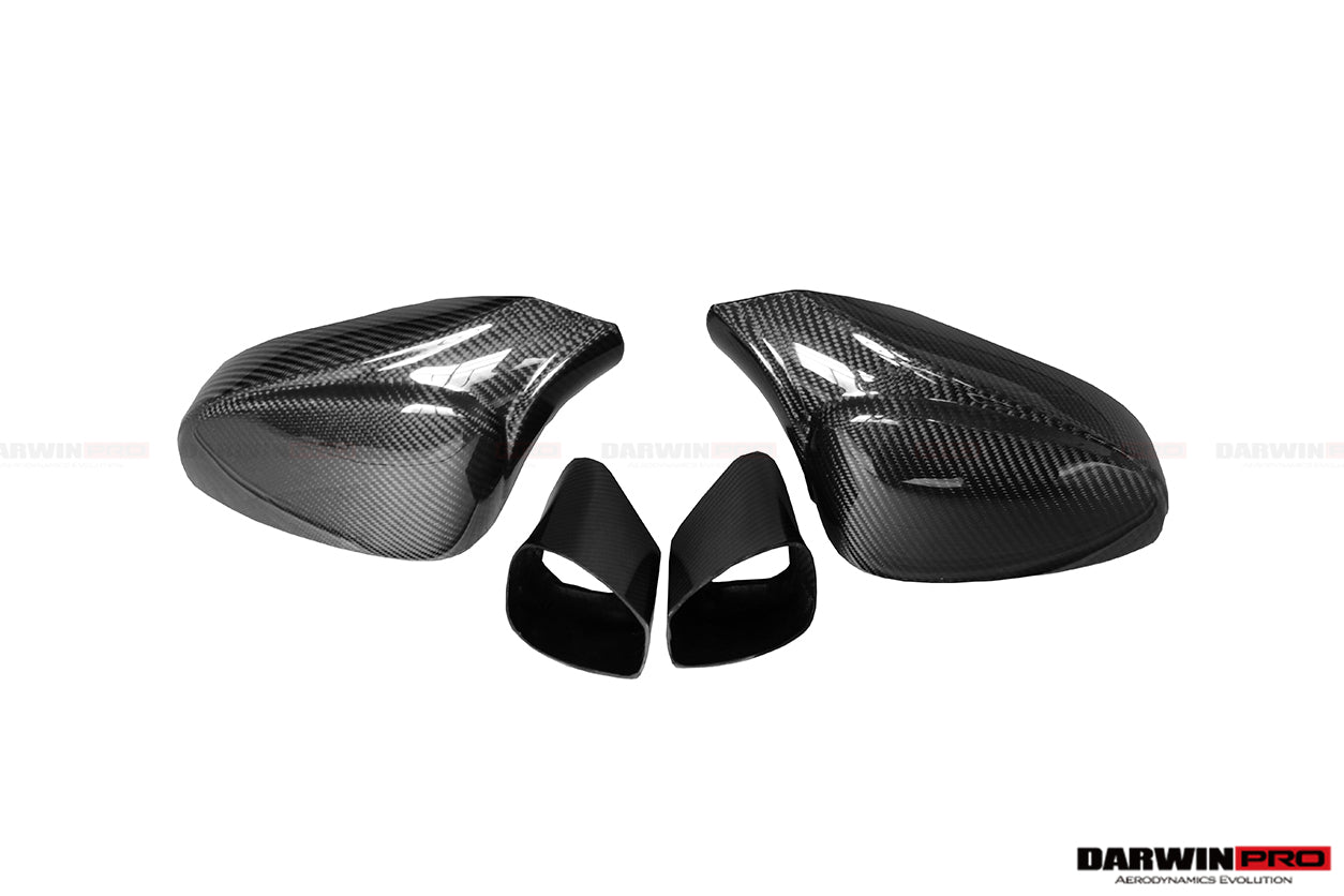 DarwinPRO 2010-2015 Ferrari 458 Coupe Spider Speciale Dry Carbon Fiber Mirror Housing Replacement
