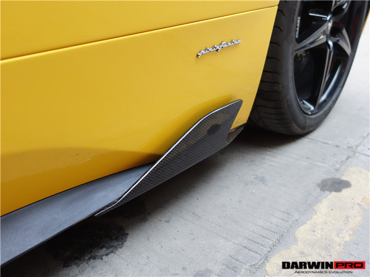 Faldones laterales de fibra de carbono DarwinPRO 2010-2015 para Ferrari 458 Coupé Spider Speciale Style