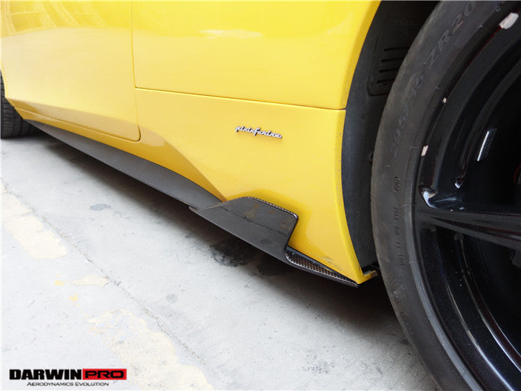 Faldones laterales de fibra de carbono DarwinPRO 2010-2015 para Ferrari 458 Coupé Spider Speciale Style
