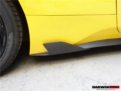 Faldones laterales de fibra de carbono DarwinPRO 2010-2015 para Ferrari 458 Coupé Spider Speciale Style