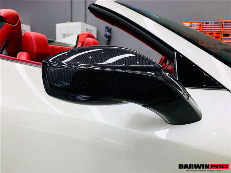 DarwinPRO 2010-2015 Ferrari 458 Coupe Spider Speciale Dry Carbon Fiber Mirror Housing Replacement