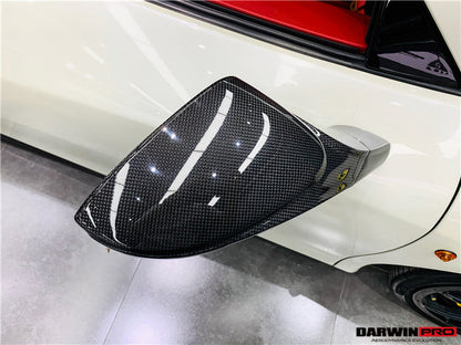 DarwinPRO 2010-2015 Ferrari 458 Coupe Spider Speciale Dry Carbon Fiber Mirror Housing Replacement