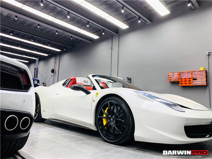 DarwinPRO 2010-2015 Ferrari 458 Coupe Spider Speciale Dry Carbon Fiber Mirror Housing Replacement