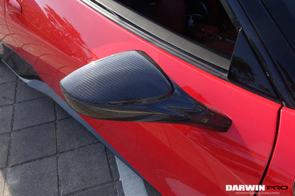 DarwinPRO 2010-2015 Ferrari 458 Coupe Spider Speciale Dry Carbon Fiber Mirror Housing Replacement