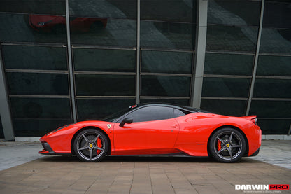 DarwinPRO 2010-2015 Ferrari 458 Coupe Spider Speciale Dry Carbon Fiber Mirror Housing Replacement