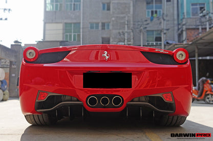 Difusor trasero de fibra de carbono DarwinPRO | Ferrari 458 Coupé Spider (2010-2015)