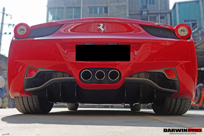 Difusor trasero de fibra de carbono DarwinPRO | Ferrari 458 Coupé Spider (2010-2015)