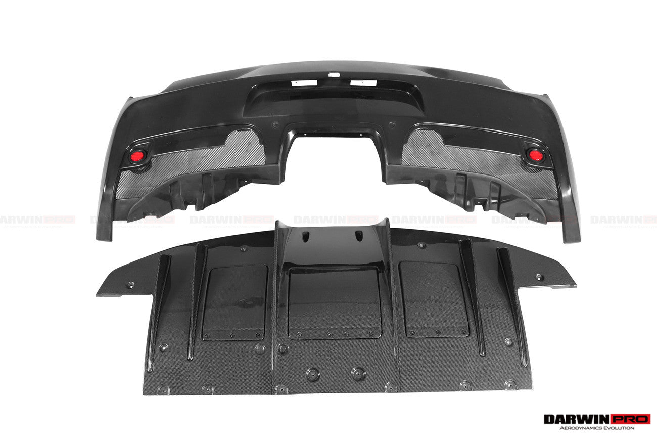 Parachoques trasero con difusor y luces DarwinPRO 2013-2015 Ferrari 458 Speciale