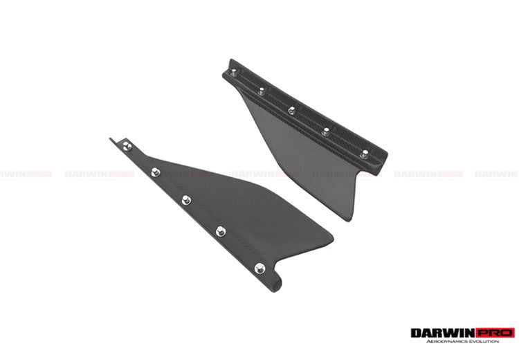 DarwinPRO Carbon Fiber Side Skirt Canards | 2013-2015 Ferrari 458 Speciale