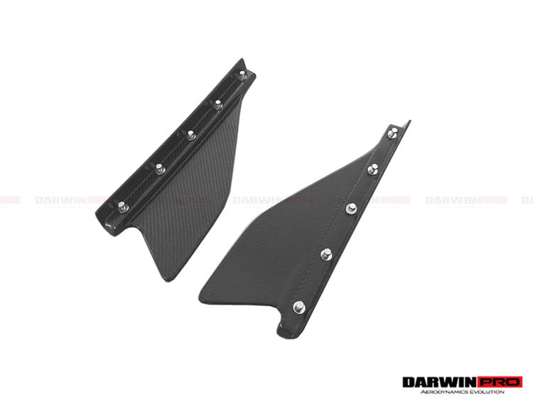 DarwinPRO Carbon Fiber Side Skirt Canards | 2013-2015 Ferrari 458 Speciale