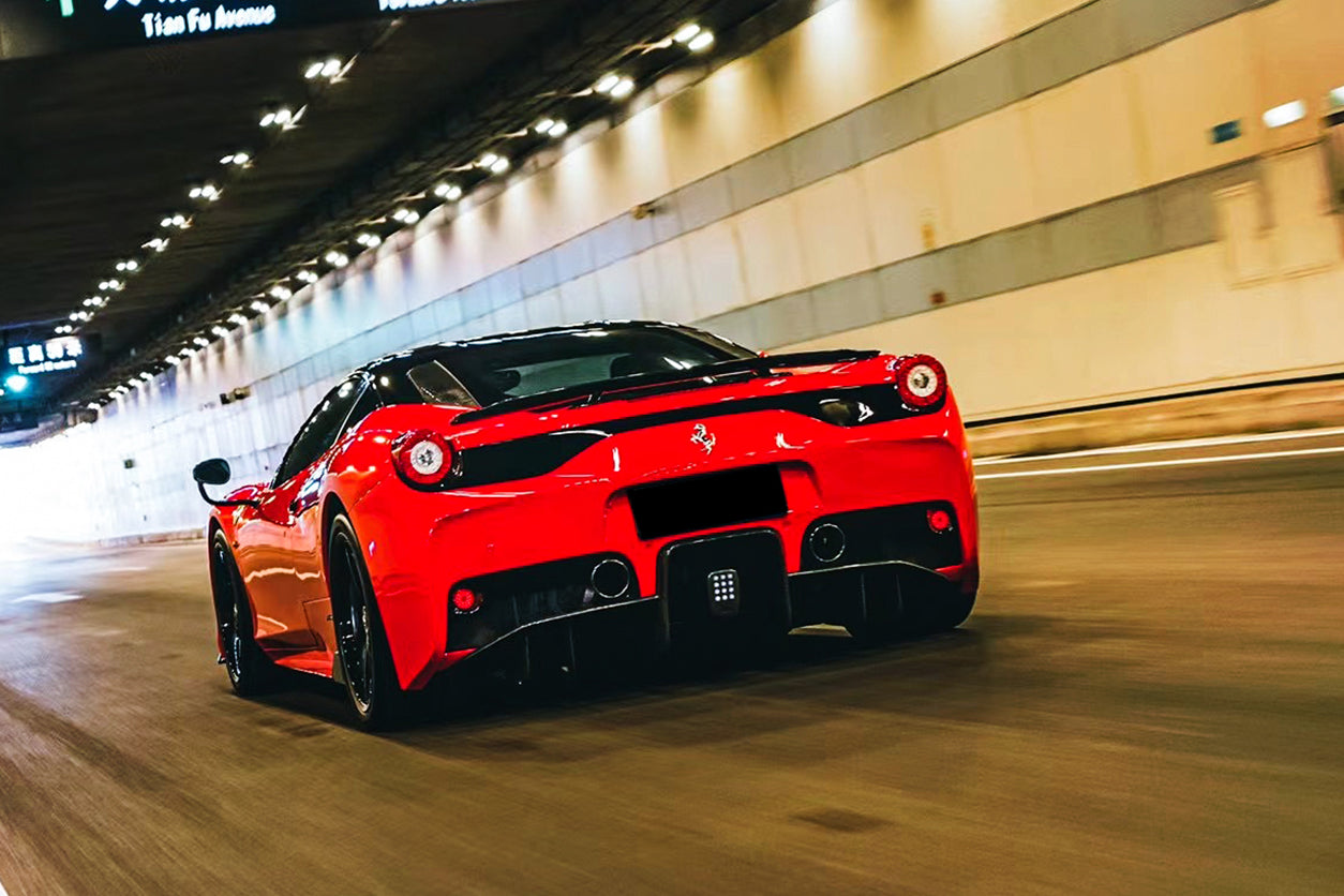 Parachoques trasero con difusor y luces DarwinPRO 2013-2015 Ferrari 458 Speciale