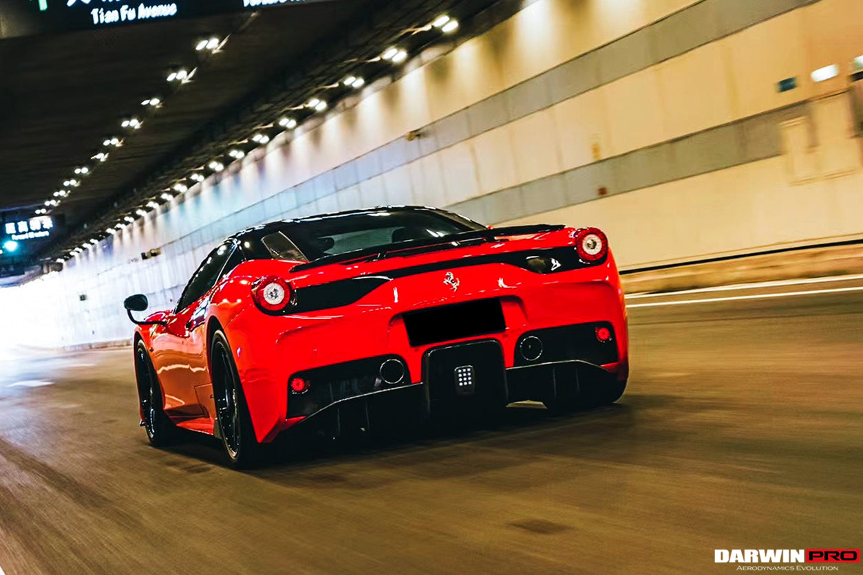 Parachoques trasero con difusor y luces DarwinPRO 2013-2015 Ferrari 458 Speciale