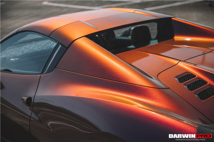 DarwinPRO 2010-2015 Ferrari 458 Spider BKSS Style Partial Carbon Fiber Full Body Kit