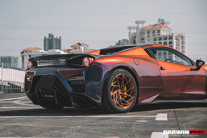 DarwinPRO 2010-2015 Ferrari 458 Spider BKSS Style Partial Carbon Fiber Full Body Kit