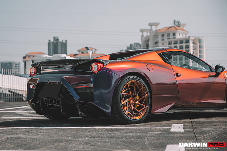 DarwinPRO 2010-2015 Ferrari 458 Spider BKSS Style Partial Carbon Fiber Full Body Kit