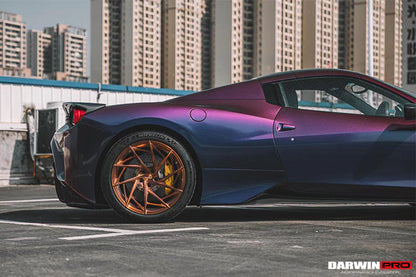 DarwinPRO 2010-2015 Ferrari 458 Spider BKSS Style Partial Carbon Fiber Full Body Kit