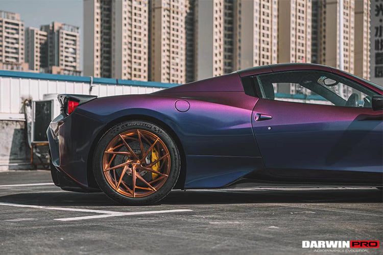 DarwinPRO 2010-2015 Ferrari 458 Spider BKSS Style Partial Carbon Fiber Full Body Kit