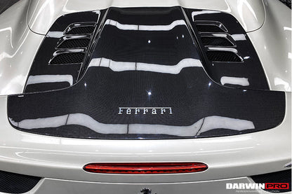 Reemplazo del capó del motor de fibra de carbono DarwinPRO para Ferrari 458 Spider 2011-2015