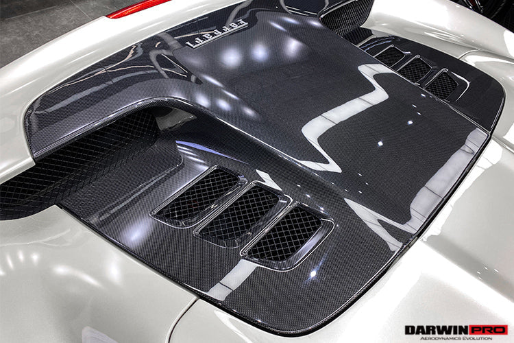 Reemplazo del capó del motor de fibra de carbono DarwinPRO para Ferrari 458 Spider 2011-2015
