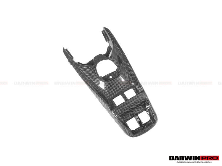 Panel de interruptores de ventanas y soporte de puente de fibra de carbono seco DarwinPRO para Ferrari 488 GTB y Spider (2015-2020)