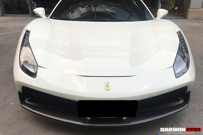 Borde delantero de fibra de carbono DarwinPRO para Ferrari 488 GTB y Spider (2015-2020)