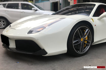 Borde delantero de fibra de carbono DarwinPRO para Ferrari 488 GTB y Spider (2015-2020)